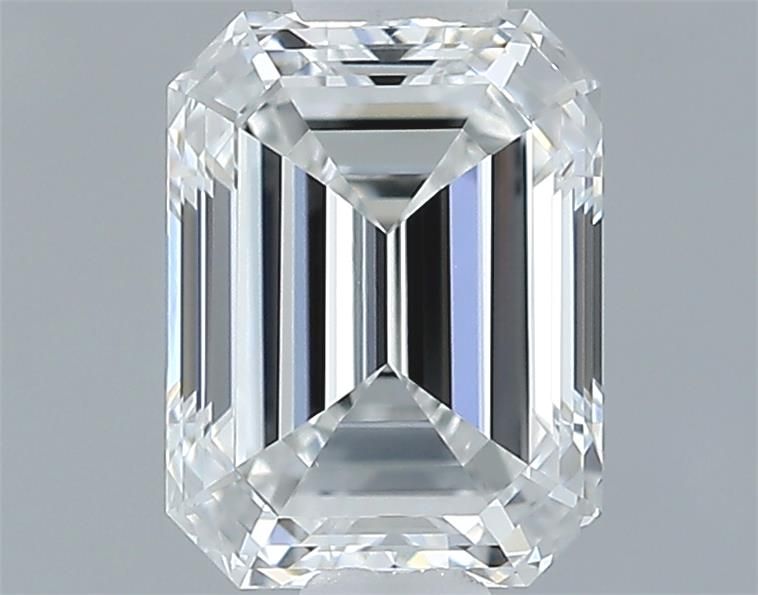 Diamante Naturale Taglio Smeraldo 0.61ct VG/EX E VVS2 - GIA - 5.53x4.18x2.83mm