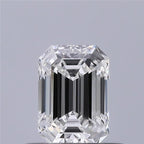 Diamante Naturale Taglio Smeraldo 0.44ct VG/EX E VVS2 - GIA - 5.25x3.68x2.51mm
