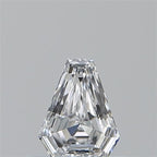 Diamante Naturale Taglio Trapezio 0.33ct VG/EX D IF - GIA - 5.34x4.28x2.15mm