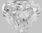 Diamante Naturale Taglio Cuore 0.69ct EX/EX D IF - GIA - 5.33x6.16x3.59mm