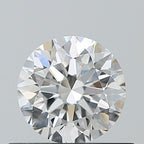 Diamante Naturale Taglio Brillante 0.5ct 3EX D VVS1 - IGI - 5.0x5.03x3.19mm