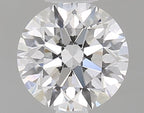 Diamante Naturale Taglio Brillante 0.58ct 3EX D VVS2 - GIA - 5.3x5.33x3.33mm