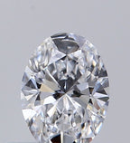 Diamante Naturale Taglio Ovale 0.31ct EX/EX D VVS2 - GIA - 5.28x3.88x2.4mm