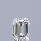 Diamante Naturale Taglio Smeraldo 0.4ct G/EX D IF - GIA - 4.78x3.49x2.4mm