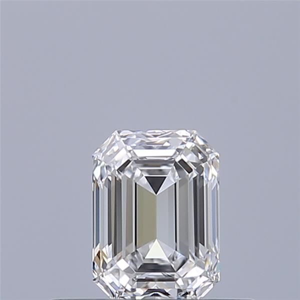 Diamante Naturale Taglio Smeraldo 0.4ct G/EX D IF - GIA - 4.78x3.49x2.4mm