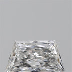 Diamante Naturale Taglio Trapezio 0.5ct EX/EX F VS1 - GIA - 7.0x3.71x2.44mm