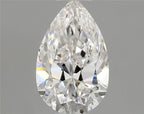 Diamante Naturale Taglio Goccia 0.58ct VG/VG F VS2 - GIA - 7.18x4.5x2.89mm