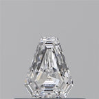 Diamante Naturale Taglio Trapezio 0.3ct EX/EX D IF - GIA - 4.92x4.04x2.16mm