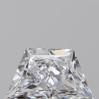 Diamante Naturale Taglio Trapezio 0.4ct VG/VG D VS1 - GIA - 6.54x3.76x2.48mm