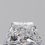 Diamante Naturale Taglio Trapezio 0.44ct G/VG D VS1 - GIA - 6.86x3.81x2.5mm
