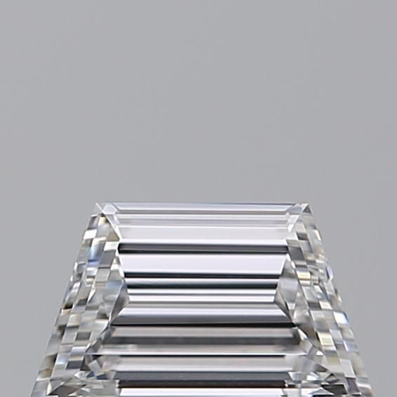Diamante Naturale Taglio Trapezio 0.56ct EX/EX D VVS2 - GIA - 6.79x3.96x2.47mm