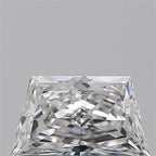 Diamante Naturale Taglio Trapezio 0.51ct G/EX E VVS1 - GIA - 6.61x3.85x2.59mm