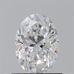 Diamante Naturale Taglio Ovale 0.73ct EX/EX E VVS2 - GIA - 7.03x5.02x3.2mm