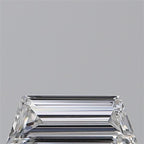 Diamante Naturale Taglio Trapezio 0.31ct G/EX D VVS1 - GIA - 7.07x2.71x1.74mm