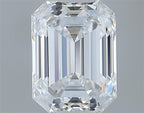Diamante Naturale Taglio Smeraldo 0.57ct VG/VG D VVS1 - GIA - 5.35x4.0x2.8mm