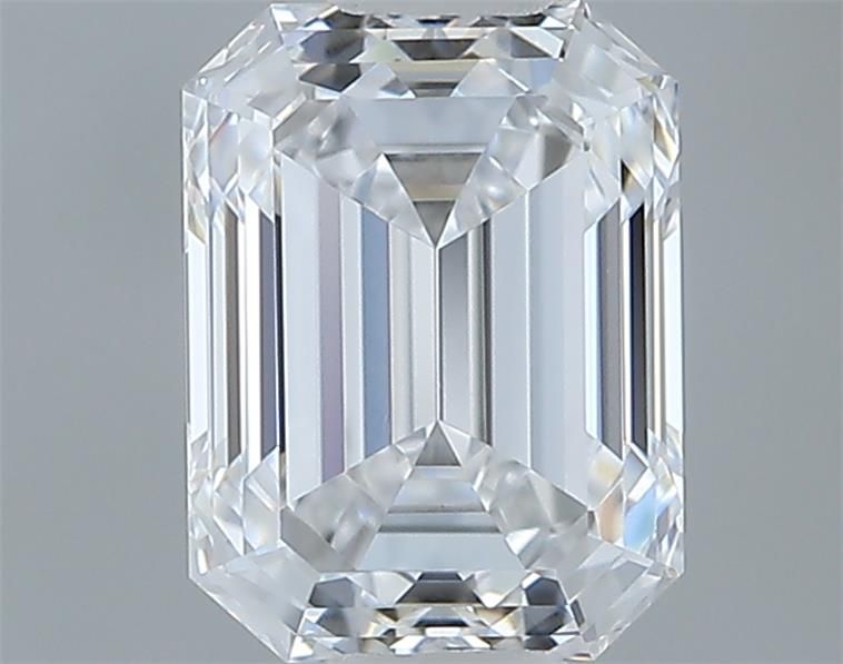 Diamante Naturale Taglio Smeraldo 0.57ct VG/VG D VVS1 - GIA - 5.35x4.0x2.8mm