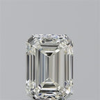 Diamante Naturale Taglio Smeraldo 1.01ct VG/EX J VS1 - GIA - 6.58x4.65x3.29mm
