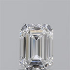 Diamante Naturale Taglio Smeraldo 1.07ct VG/EX E VVS1 - GIA - 6.83x4.88x3.28mm