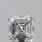 Diamante Naturale Taglio Asscher 0.7ct VG/EX E VVS2 - GIA - 4.84x4.76x3.23mm