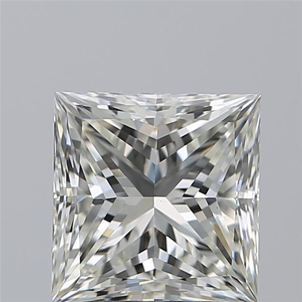 Diamante Naturale Taglio Princess 2.21ct VG/EX J VS1 - GIA - 7.17x7.0x5.16mm