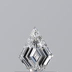 Diamante Naturale Taglio Aquilone 0.37ct EX/EX D VVS1 - GIA - 6.07x4.57x2.55mm