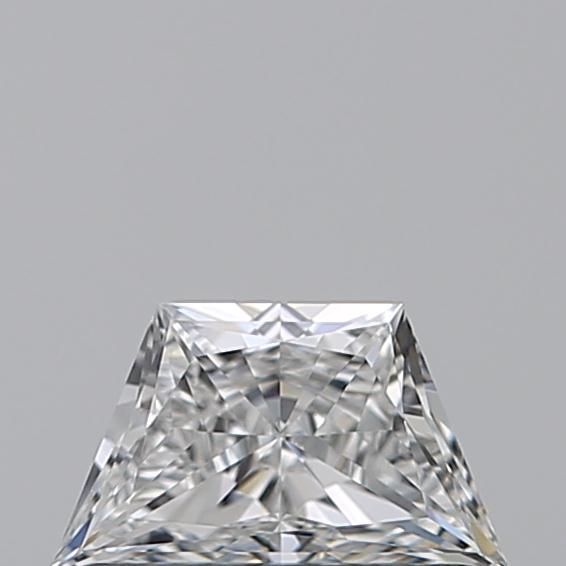 Diamante Naturale Taglio Trapezio 0.41ct EX/EX F IF - GIA - 6.56x3.84x2.45mm