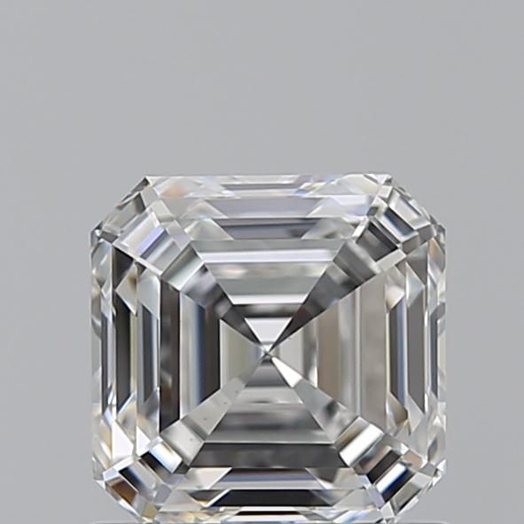 Diamante Taglio Smeraldo Quadrato 1.02ct VG/EX F VS1 - GIA - 5.54x5.53x3.64mm
