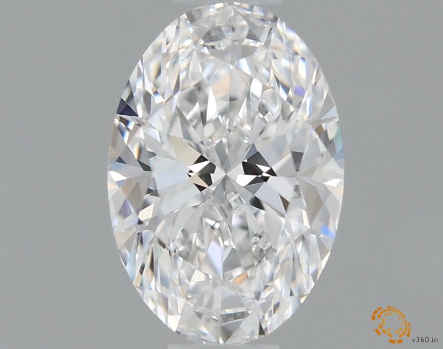 Diamante Naturale Taglio Ovale 0.5ct EX/EX D IF - GIA - 6.35x4.34x2.82mm