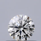 Diamante Naturale Taglio Brillante 0.45ct 3EX G IF - IGI - 4.92x4.96x3.0mm