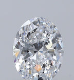 Diamante Naturale Taglio Ovale 0.5ct VG/EX D VS2 - GIA - 5.97x4.46x2.82mm
