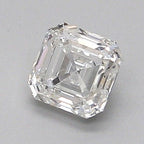 Diamante Naturale Taglio Asscher 0.53ct EX/EX F VVS2 - GIA - 4.4x4.35x2.98mm