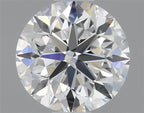 Diamante Naturale Taglio Brillante 0.5ct VG/EX/EX D VS2 - GIA - 4.96x4.93x3.2mm