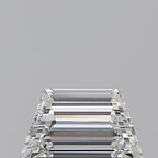 Diamante Naturale Taglio Trapezio 0.5ct VG/EX E VVS2 - GIA - 6.5x3.77x2.42mm