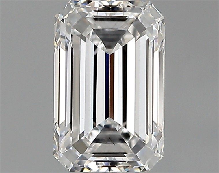 Diamante Naturale Taglio Smeraldo 1ct VG/EX D VS2 - GIA - 7.05x4.53x3.12mm