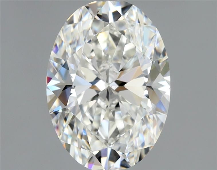 Diamante Naturale Taglio Ovale 1.3ct EX/EX G VS1 - GIA - 8.48x6.06x3.84mm