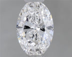 Diamante Naturale Taglio Ovale 0.42ct G/EX D VVS1 - GIA - 6.37x4.23x2.49mm