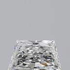 Diamante Naturale Taglio Trapezio 0.52ct EX/EX E VVS2 - GIA - 6.77x3.89x2.52mm