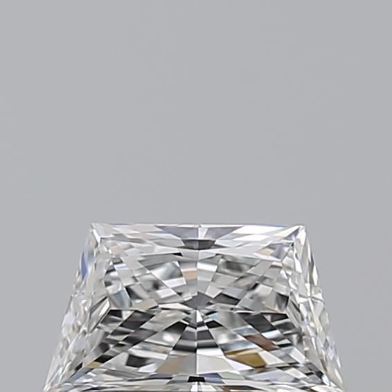 Diamante Naturale Taglio Trapezio 0.52ct EX/EX E VVS2 - GIA - 6.77x3.89x2.52mm