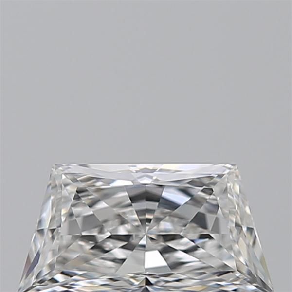Diamante Naturale Taglio Trapezio 0.54ct EX/EX E VVS2 - GIA - 7.13x3.64x2.49mm