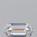Diamante Naturale Taglio Esagonale 0.33ct EX/EX D VVS2 - GIA - 6.84x3.09x1.82mm