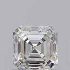Diamante Naturale Taglio Asscher 0.74ct VG/EX H VVS1 - GIA - 4.96x4.94x3.34mm