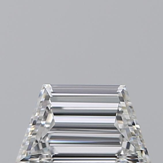 Diamante Naturale Taglio Trapezio 0.7ct EX/EX E VVS1 - GIA - 7.24x4.25x2.69mm