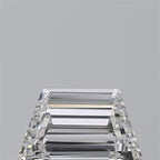 Diamante Naturale Taglio Trapezio 0.7ct VG/EX E VS1 - GIA - 7.29x4.19x2.65mm