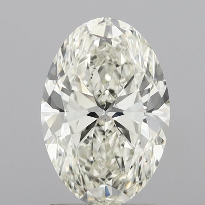 Diamante Naturale Taglio Ovale 2ct EX/EX J VS1 - IGI - 10.06x6.8x4.34mm