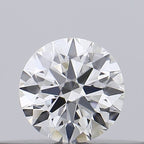 Diamante Taglio Brillante 0.15ct EX/VG/VG I VS1 - GIA - 3.39x3.41x2.12mm