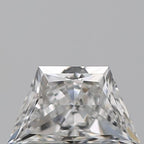 Diamante Naturale Taglio Trapezio 0.41ct EX/EX F VS1 - GIA - 6.39x3.75x2.5mm