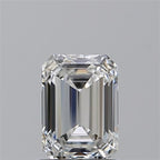 Diamante Naturale Taglio Smeraldo 1.06ct EX/EX F VVS1 - GIA - 6.8x4.85x3.27mm