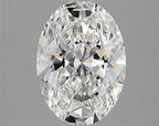 Diamante Naturale Taglio Ovale 1.31ct EX/EX F VS1 - GIA - 8.69x6.21x3.81mm
