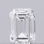 Diamante Naturale Taglio Smeraldo 0.19ct G/VG D VVS2 - GIA - 3.77x2.69x1.81mm