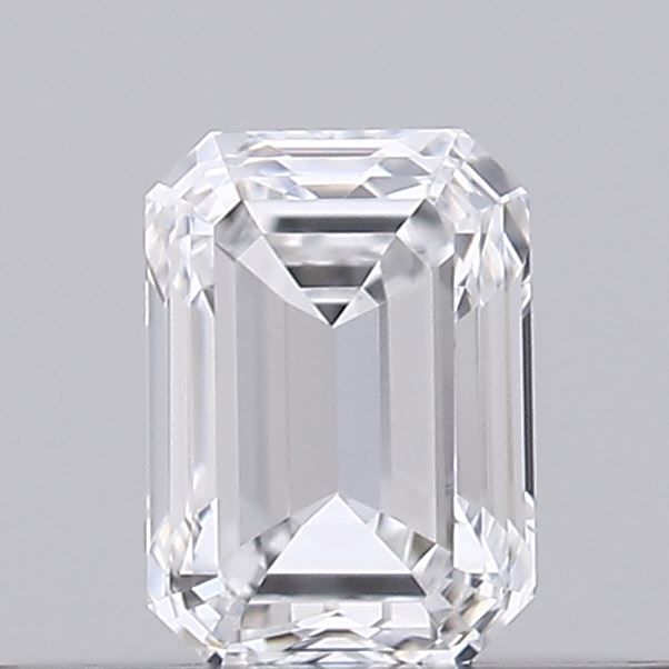 Diamante Naturale Taglio Smeraldo 0.19ct G/VG D VVS2 - GIA - 3.77x2.69x1.81mm